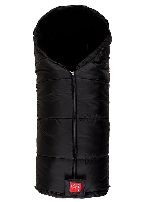 Kaiser 6570625 - Fußsack 'Thermo Aktion', Farbe: schwarz