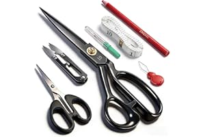GOLD DEER Fabric Scissors Tailor Sewing Shears 10 Inch Sharp Heavy Duty Sewing Fabric Scissors with Ergonomic Grip for Craft 