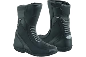 PROFIRST Motorbike Men’s Long Ankle Boots Motorcycle Waterproof Anti Slip Rubber Soul Boots Armored and Racing Shoes