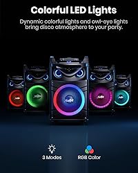 Moukey Karaoke Machine, 12" Woofer PA