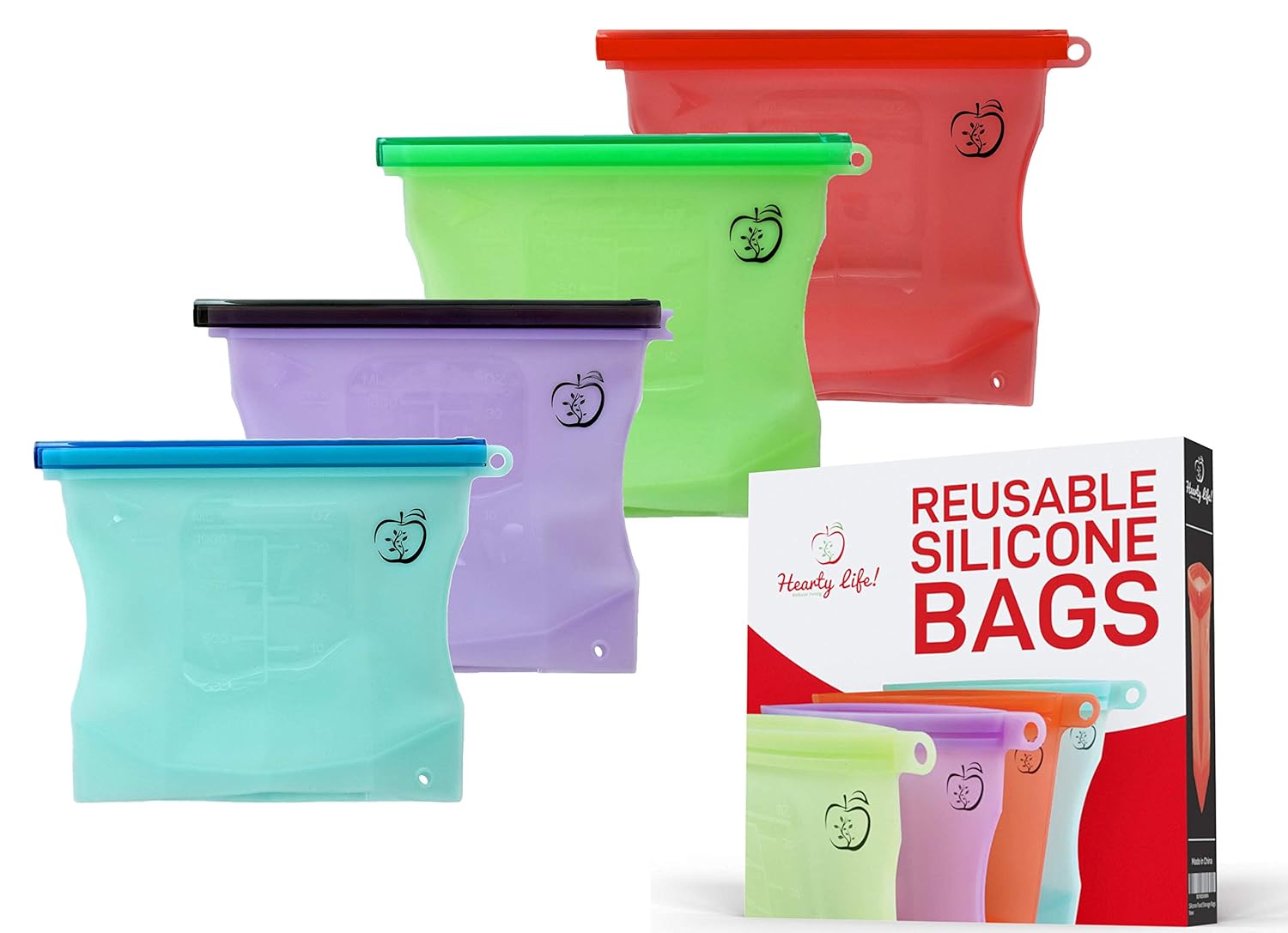 Bolsas reutilizables para sándwiches, bolsas de almacenamiento de ...