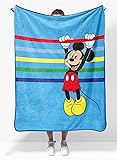 Disney Mickey Mouse Plush Travel Throw Blanket