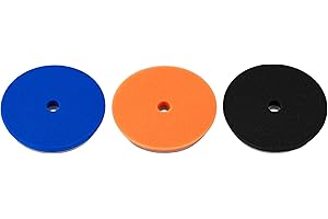 Lake Country 3-Pack of 5.5" SDO Foam Polishing Pads Premium Standard Duty Orbital Polishing Pads for Painted Surfaces. (Fits 5" Backing Plate)