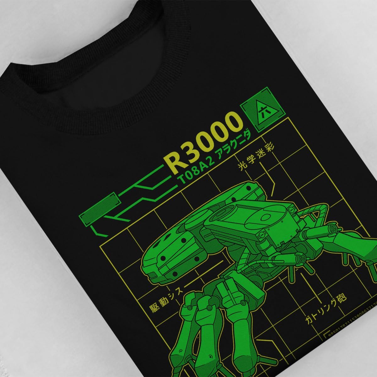 R3000 Robot Database Ghost In A Shell Men S Sweatshirt Amazon Co Uk Clothing