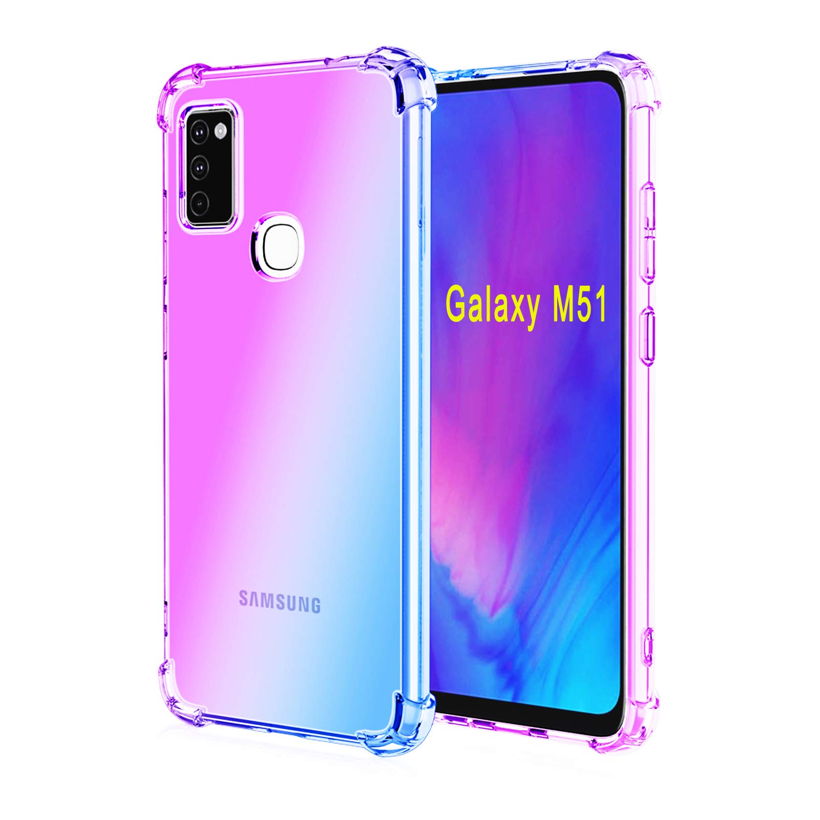 Lavender Samsung M51 Silicone Case For Samsung Galaxy M51 Case For