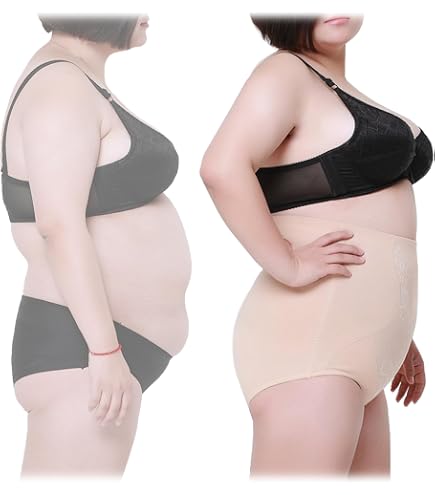 High Waisted Plus Size Shapewear for Women Tummy Control Body