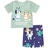 Bluey Bingo Girls T-Shirt and Shorts Outfit Set Toddler to Big Kid