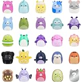 Squish-a-longs Mini-Squish 25-Pack (Wave 7, Style 1) | Squish-a-longs 25-Pack, Squishmallows Collectibles, Plush Figurines, Rare Mini-Squish