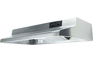 Air King AV1428 Advantage Convertible Under Cabinet Range Hood with 2-Speed Blower and 180-CFM, 7.0-Sones, 42-Inch Wide, Stainless Steel Finish