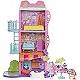 Enchantimals City Fun Townhouse Doll House Playset with Palmer Pomeranian Small Doll, Dog Figure & 15+ Accessories Including Furniture, City Tails Toy Set