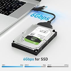 BENFEI SATA to USB Cable, 2in1 USB-C/USB 3.0 to