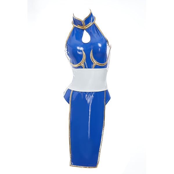 Amazon.com: Micotaku Street Fighter Officially Licensed Women's Deluxe  Classic Chun Li Black Cosplay Costume Golden Embroidery : Clothing, Shoes &  Jewelry