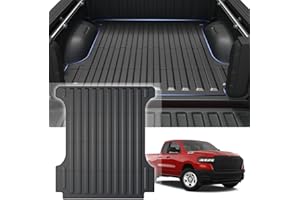 GALVAGNITE GALVAGNIATE Truck Bed Mat for 2019-2024 2025 Dodge Ram 1500 5.7FT Bed Accessories, All Weather TPE Pickup Truck Bed Liner Protection