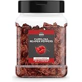 Birch &amp; Meadow, Carolina Reaper Chiles, Whole, 1,000,000 SHU 1.3 Oz | For adding intense heat to sauces, salsas, and marinades