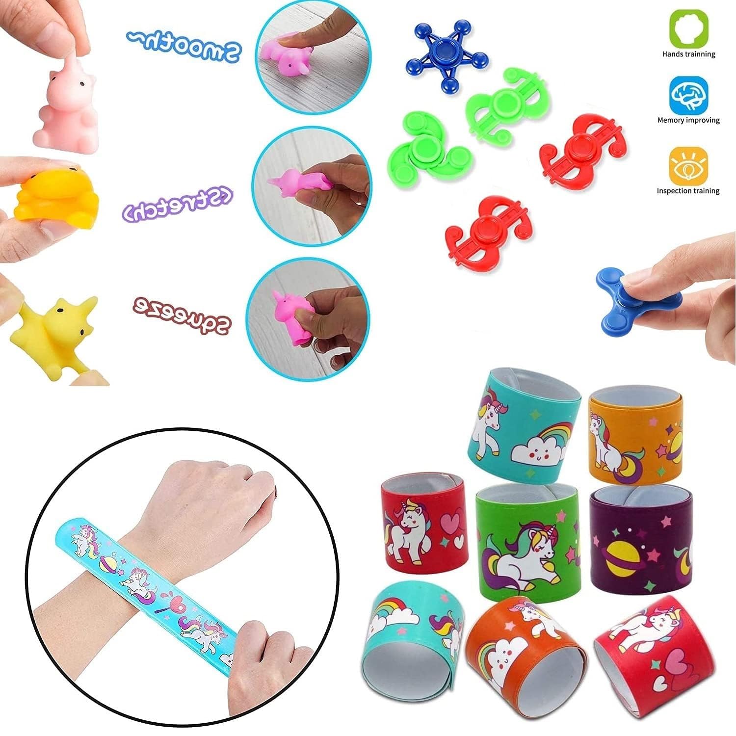 117 Pcs Party Favors for Kids 4-8, Birthday Gift Toys, Pop Fidget Toys, Treasure Box Toys, Carnival Prizes, School Classroom Rewards, Pinata Stuffers, Goodie Bags Filler for Boys Girls 8-12