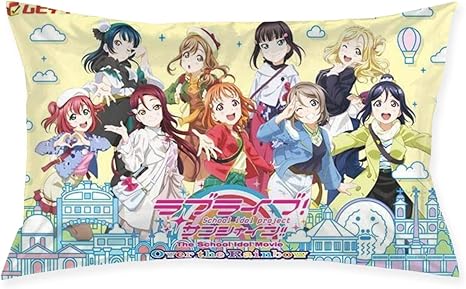 Amazon Co Jp ラブライブ サンシャイン 枕カバー100 ポリエステルファイバーニット素材 ジッパータイプ50 76cm抗菌防臭加工柔らかく敏感な皮膚の枕天然素材洗える枕吸湿性と速乾性の枕 ホーム キッチン
