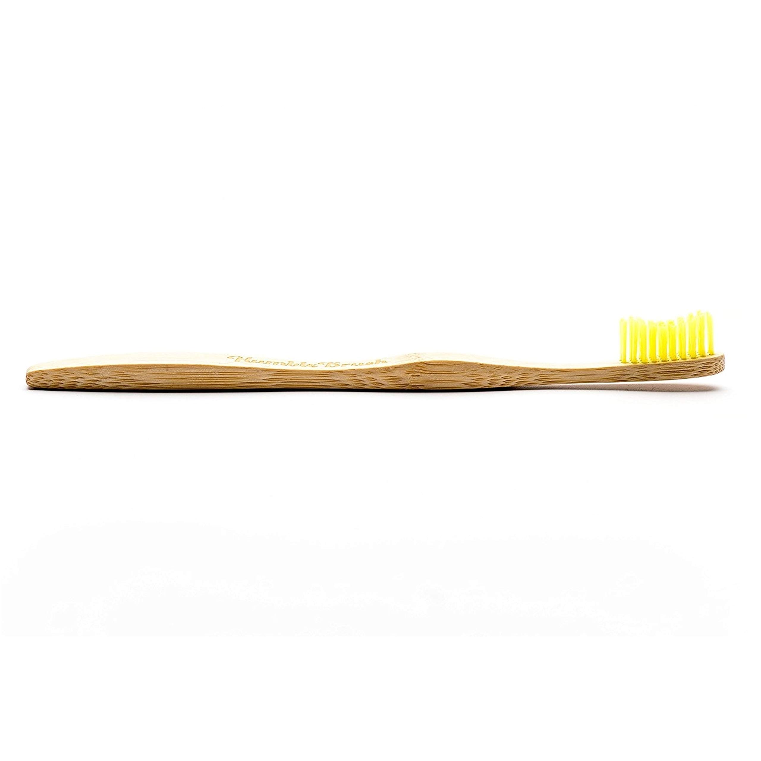 Adult Yellow Soft Toothbrush 1 Brush by Humble Brush