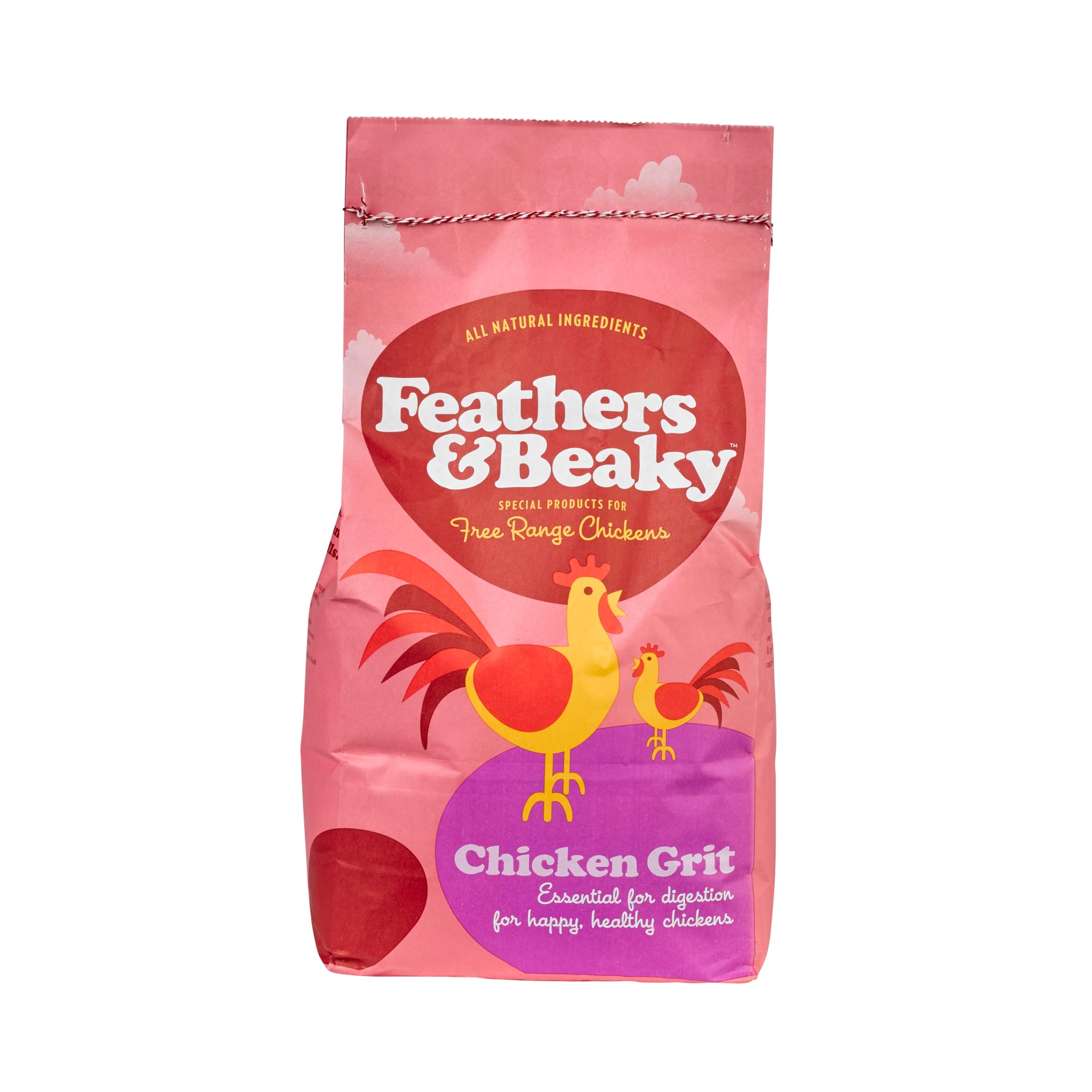 Feathers & Beaky | Chicken Grit | Produces Strong Bones & Shells | Aids Digestion | Made in the UK (5kg)