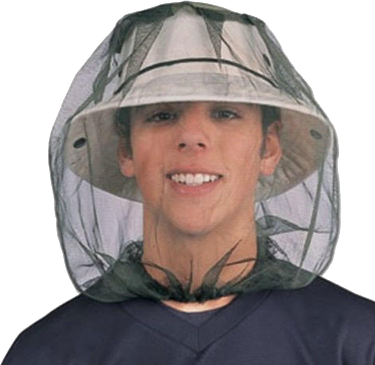 Mosquito Midge Insect Head Net Hat Mesh Face Protector Travel Camping Fishing UK