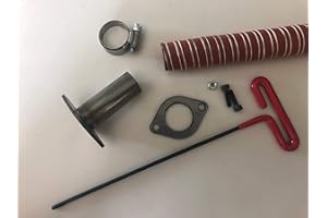 INNOVATIVE GENERATOR SOLUTIONS GenExhaust compatible with Honda EU3000iS Generator 1" silicone tubing exhaust extension 4 foot length.