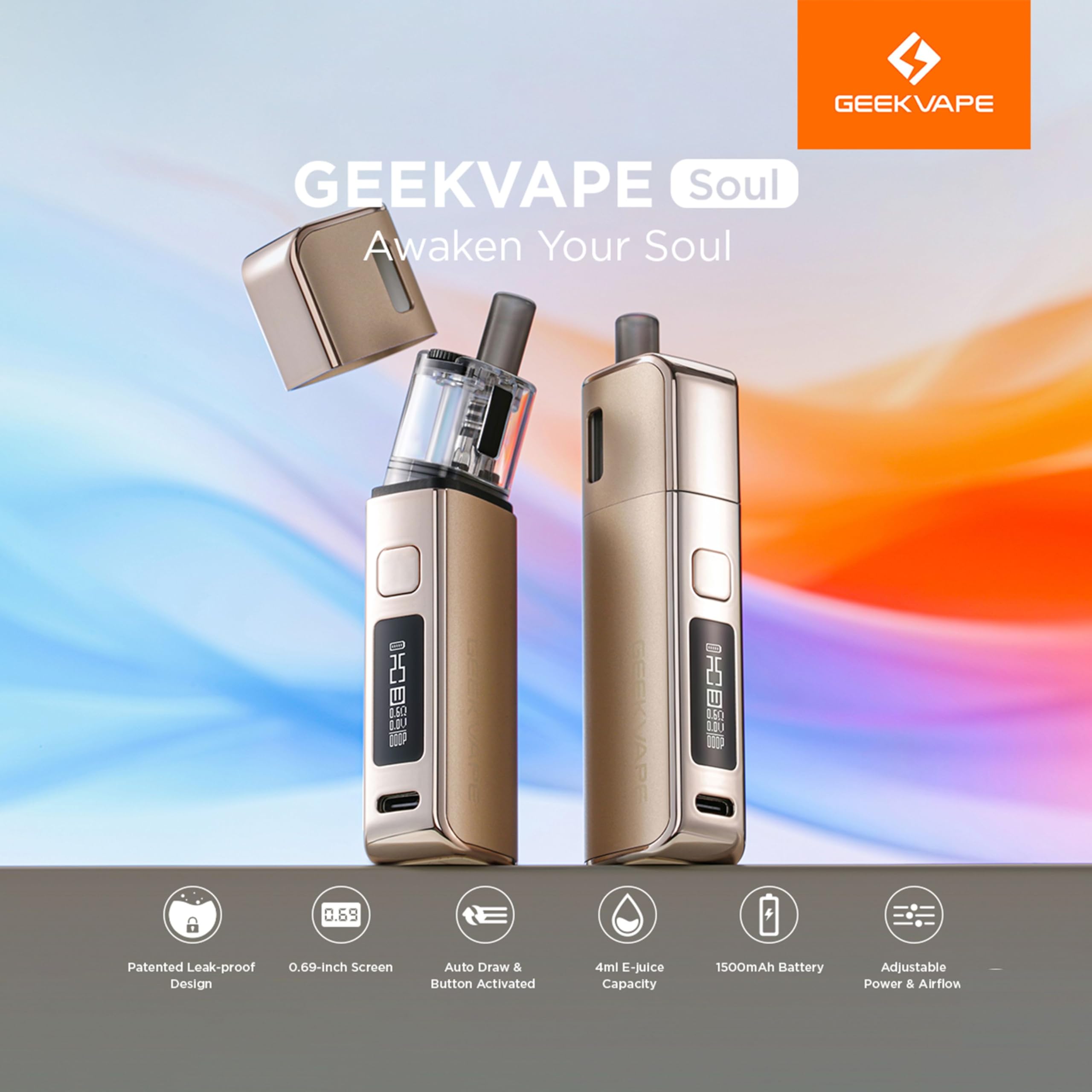 geekvape soul drip tip La distensione addominale main image 0