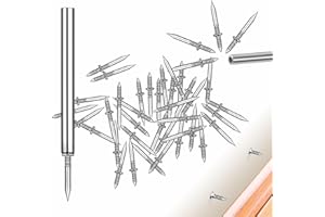 TAYLOON 50 pcs Double-Head Skirting Thread Seamless Nail