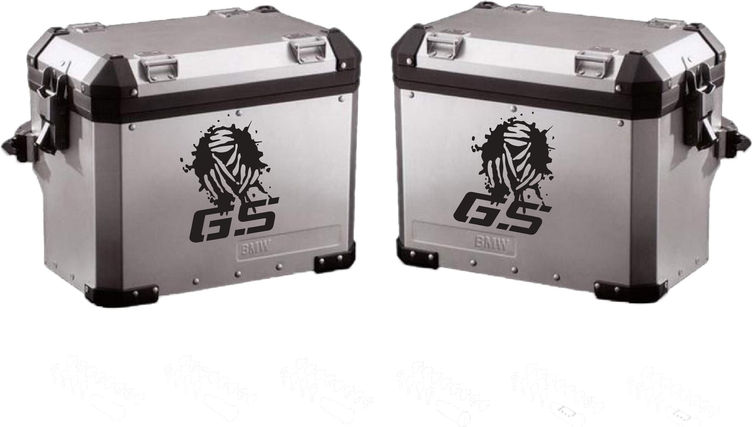Sticker Adhesive Pad Kit Fits BMW GS Dakar R 1200 1150 1100 800 Die Cut (Available in 16 Colours) Kit 2 Units