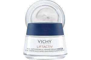 Vichy LiftActiv Hyaluronic Acid Face Moisturizer for Day and Night. Formulated with Hyaluronic Acid & Vitamin C, Paraben- Fre