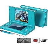 Aivuidbs RG DS Foldable Handheld Game Console RK3568 Anbernic RG DS Android 14 System two-Player Joystick Top and Bottom Dual Screen 4 inch OCA Full Touch Screen 4000mAh 3 + 32gb (RG DS-Turquoise Blue-new)