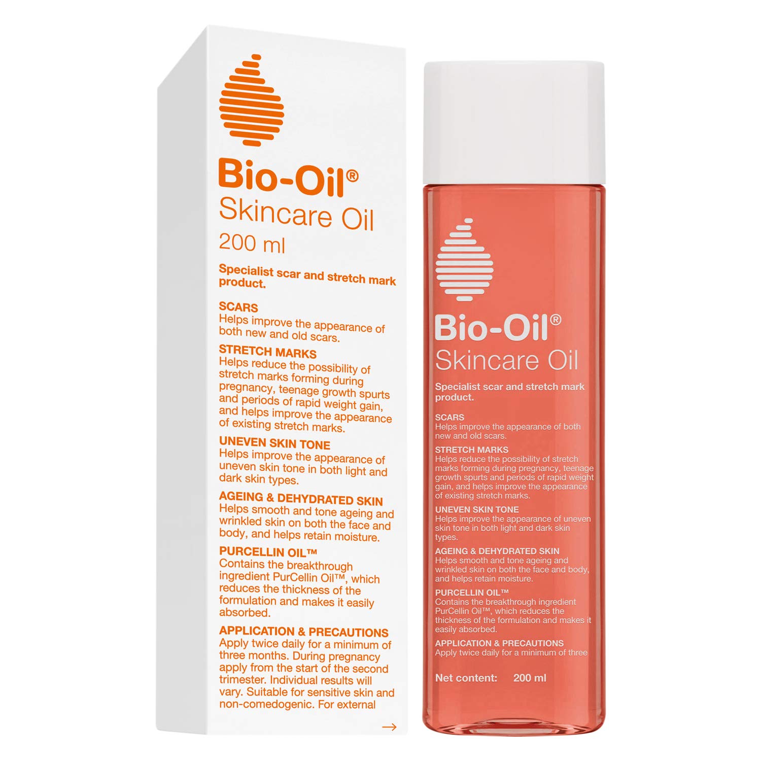 Bio-Oil 200 Ml (Specialist Skin Care Oil - Scars, Stretch Mark, Ageing, Uneven Skin Tone)
