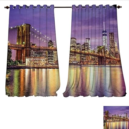 Amazon Com Blackout Window Curtain Nyc Exquisite Skyline