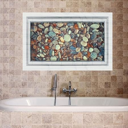 SXFYZCY Wandaufkleber PVC Umweltschutz DIY Creative 3D Imitation Goose Soft Stone Series Aufkleber Dekoration Wohnzimmer-Mura