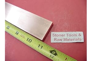 STONER METALS 3/8"x 1-1/2" C110 COPPER BAR 11" long Solid Flat Bar .375" Bus Bar Stock H02