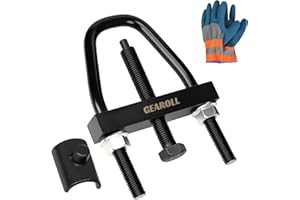 GEAROLL Torsion Key Unloading Tool, Torsion bar Key Adjuster Bar Suspensions Installation Removal Tool Leveling Decompress Tool Compatible with Dodge Ford Chevrolet Chevy GMC GM HD Trucks SUVs, Black