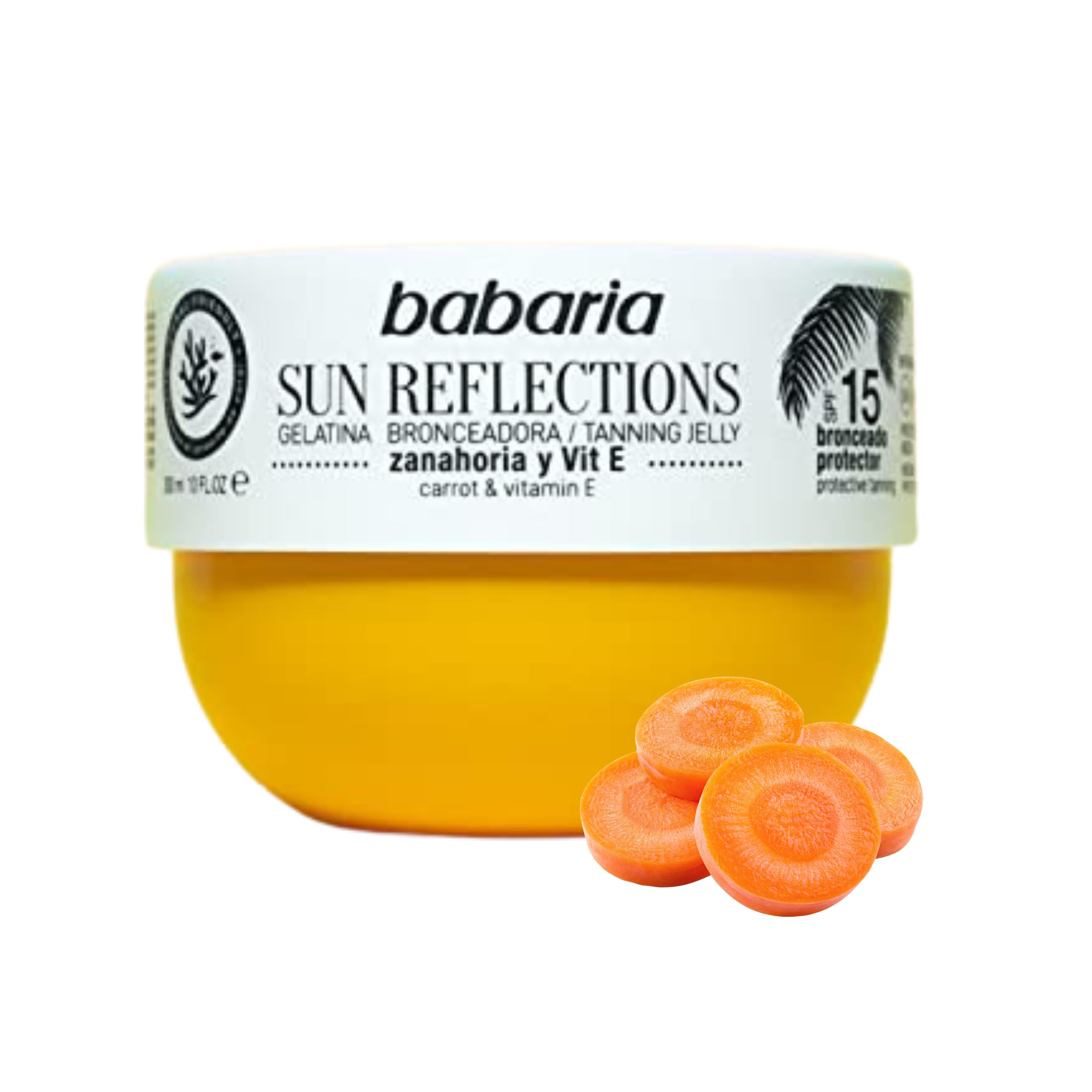 Babaria Unisex Zanahoria BABARIA GELATINA CARROT SPF15 300ML, Black, Only UK