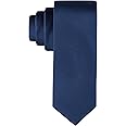 Calvin Klein Men's Classic Navy Blue Solid and Pattern Ties (Standard and Extra Long Sizes)