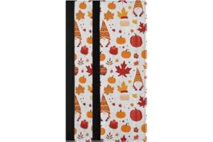 Caikeny Refrigerator Door Handle Covers 2PCS Fall Gnomes Harvest Kitchen Appliance Handles Protector Gloves Door Cloth Home Decor for Fridge Oven Dishwasher Microwave