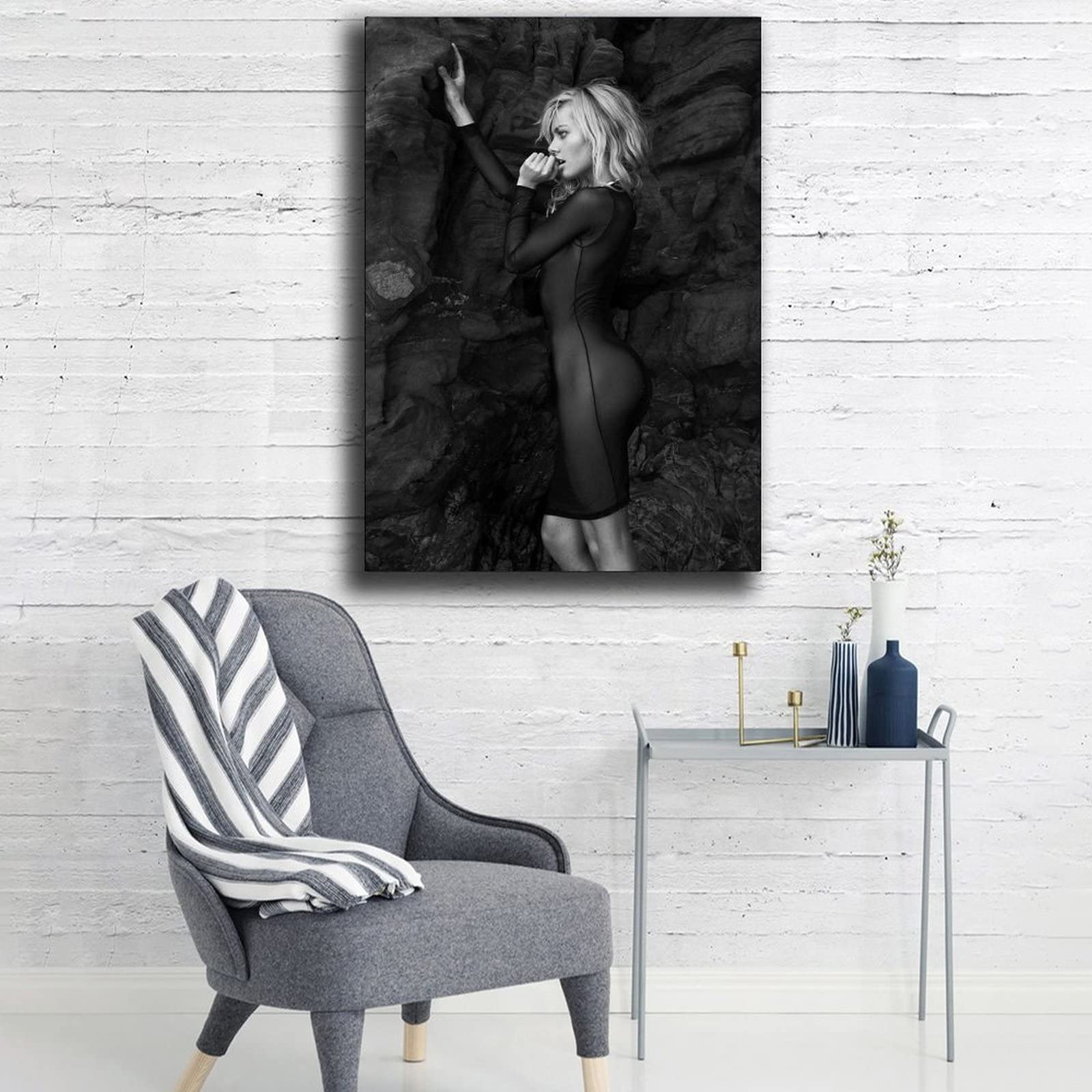 CAIIJU Margot Robbie Sexy Ass Poster Decorative Painting Canvas Wall