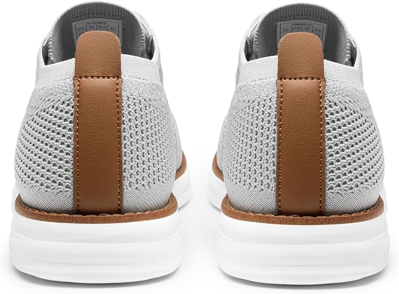 Sneaker Oxford Uomo Traspirante, Memory Foam,Grigio,41