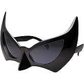 grinderPUNCH Tinted Bat Mask Costume Glasses | Unisex Costume and Cosplay Accessory For All Ages | 100% UV Protection