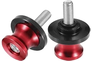 VekAuto 1 Pair Swingarm Spools, 8mm M8x1.25 CNC Swing Arm Spools Slider Stand Universal for Motorcycle Durable Aluminum Alloy