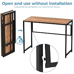GreenForest Folding Desk No-Assembly,31.5 in Small