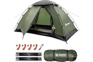 SHINHYE Backpacking Tent for Camping 1-5 Person Hiking Ultralight Tent for Waterproof Windproof Outdoor Two Doors Tents Easy Quick Setup Lightweight Instant Tents