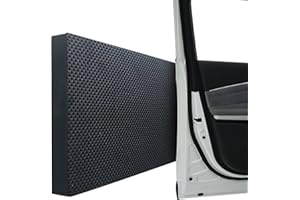 CZBRO 10 Pcs Garage Wall Protectors Car Door Protector Foam Car Door Edge Guard Foam Self Adhesive EVA Foam Wall Pad for Car Bumper Guards Warehouse Parking Assist, 15.75×5.9×0.79 inch (Black-10 Pcs)