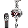 VEVOR Crane Scale, Hanging Scale Industrial Heavy Duty with Remote Control, Cast Aluminum Case & LED Screen, Digital Crane Scale, 11000 lbs/5000 kg, High Precision for Construction, Factory, Farm