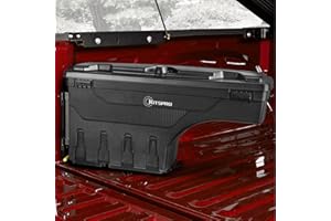 KitsPro Truck Bed Tool Box for 1999-2016 Ford F-250 F-350 Super Duty Driver Side (DO NOT FIT the Fifth Wheel), Rotatable Storage Case Toolbox with Keyless Combination Lock