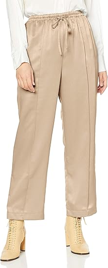 Amazon リリーブラウン サテンパンツ Lwfp5067 Beg F ロングパンツ 通販