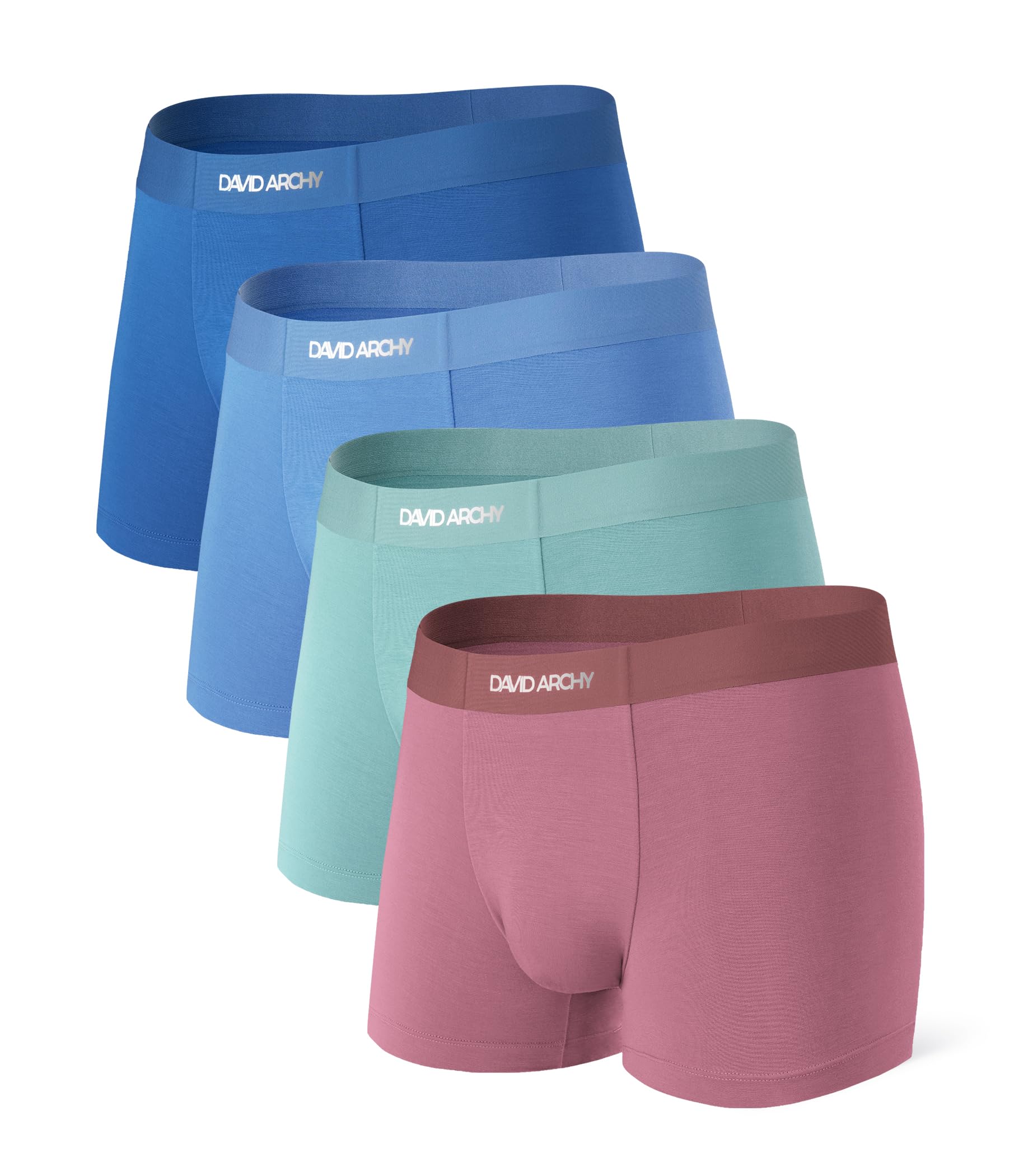 DAVID ARCHY Mens Underwear Trunks Comfortsoft