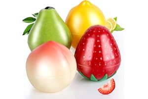 KONEUK 4 Pack Hand Cream Gifts Set For Women, Mothers Day Gifts, Hand Lotion for Dry Cracked Hands, Teacher Appreciation Gifts, Nurses Week Gifts and Thank You Gifts, 1.06 Oz (Strawberry, Pear, Lemon, Peach)