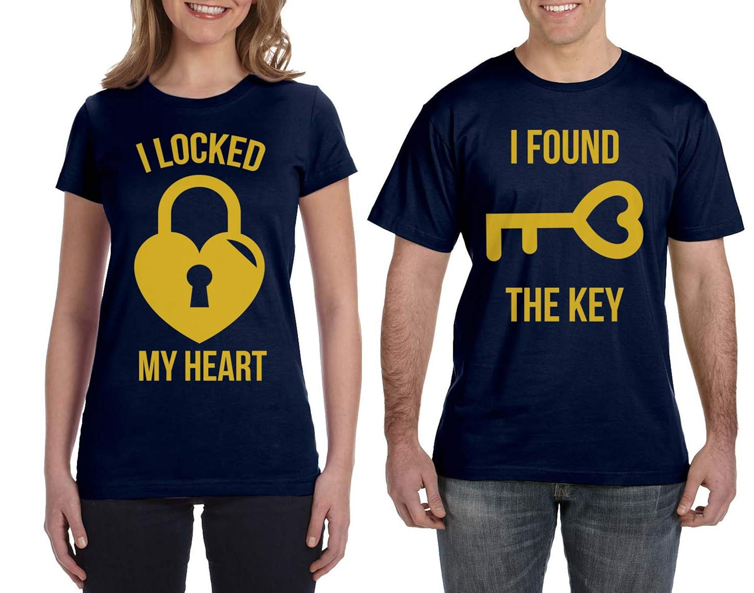 Buy I Locked My Heart & I Found The Key Matching Couples Men's & Women
